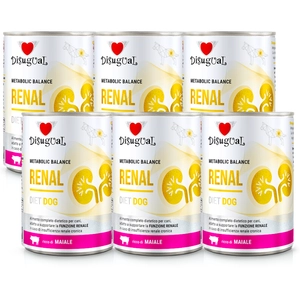 Disugual Karma mokra dla psa Weterynaryjna RENAL Wieprzowina (dorosły) 6x400g