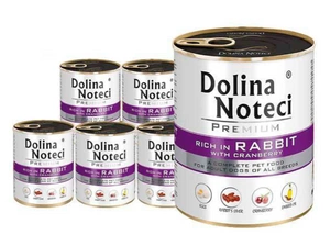 Dolina Noteci Premium Królik z żurawiną 24x800g