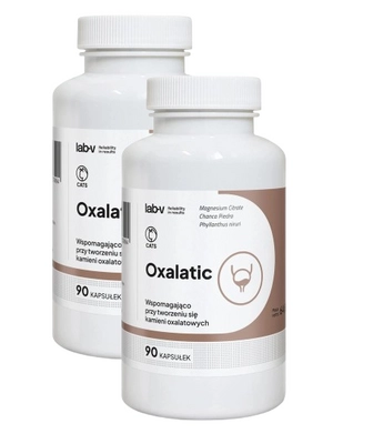 Lab-v Oxalatic – Wsparcie dla kotów przy tworzeniu się kamieni oksalatowych 2x90 kapsułek