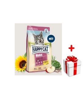 HAPPY CAT Minkas Sterilised Geflügel (drób) 10kg + niespodzianka dla kota GRATIS!