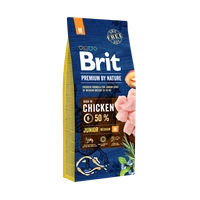 BRIT Premium By Nature Junior M 15kg / Opakowanie uszkodzone (2936) !!!