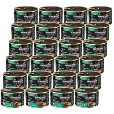 DOLINA NOTECI Super Rafi Cat P&F z gęsią i wątróbką z indyka dla kotów sterylizowanych 24x185g