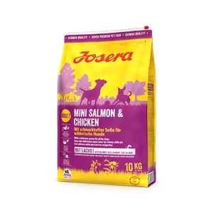 JOSERA Mini Salmon & Chicken 10kg opakowanie uszkodzone (3454,2616,3786,4584)