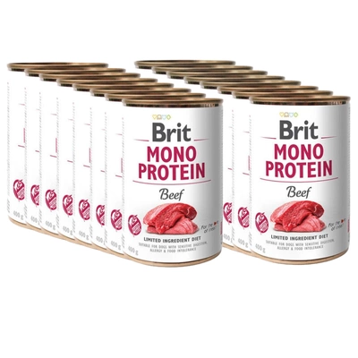 BRIT MONO PROTEIN BEEF 18x400g