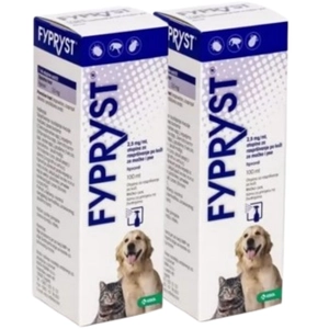 KRKA Fypryst Spray dla psa i kota 2x100ml 