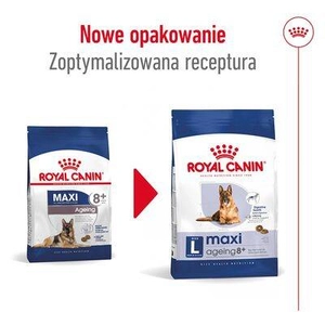 ROYAL CANIN Maxi Ageing 8+ 15kg karma sucha dla psów dojrzałych, po 8 roku życia, ras dużych opakowanie uszkodzone (3623,3856)
