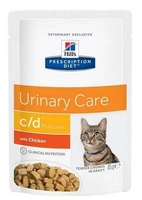 HILL'S PD Prescription Diet Feline c/d Multicare Kurczak  12 x 85g saszetka