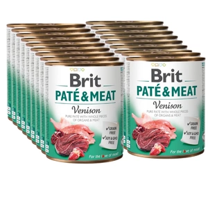 BRIT PATE & MEAT VENISON 18x800g