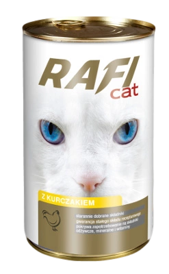 RAFI Cat Kawałki z drobiem w sosie- puszka 415g