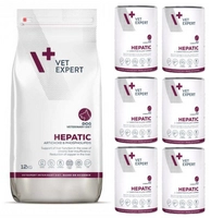 VETEXPERT Hepatic Dog 12kg + Hepatic Dog 6x400g	