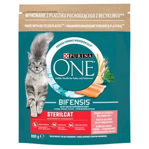PURINA ONE Bifensis Sterilcat Karma dla kotów bogata w łososia 800g