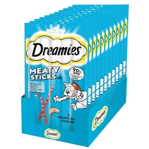 DREAMIES 14x30g – karma uzupełniająca dla dorosłych kotów, z wybornym łososiem
