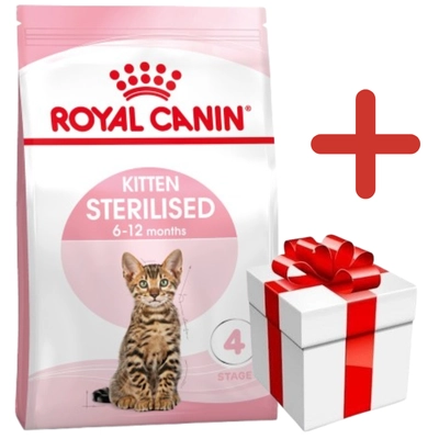 ROYAL CANIN  Kitten Sterilised 2kg + niespodzianka dla kota GRATIS!