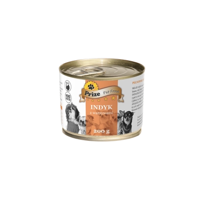 Prize Karma Mokra Dla Psa Indyk z Warzywami 200g