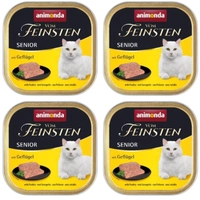 ANIMONDA Vom Feinsten Senior Cat smak: z drobiem 6 x 100g