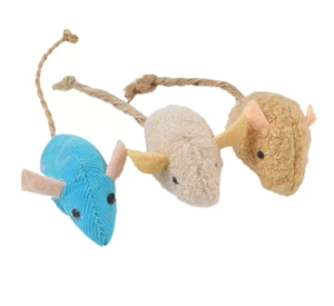 NUXIE Zabawka dla kota myszka pluszowa 5,5cm