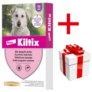 Kiltix Obroża dla psów dużych dł, 70cm + niespodzianka dla psa GRATIS!