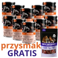PetRepublic kawałki w sosie z dziczyzną 10x400g dla psa