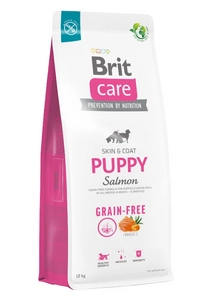 BRIT CARE Dog Grain-free Puppy Salmon 12kg \ Opakowanie uszkodzone (1469,1250,1251, 1804, 2765) !!!