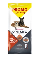 VERSELE-LAGA Opti Life Adult Digestion Medium&Maxi 12,5kg + 2,5kg GRATIS opakowanie uszkodzone (5185)