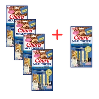 INABA  Cat Meal Topper Tuna Recipe 4x14 (56g) 4+1 GRATIS