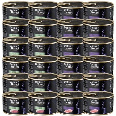 DOLINA NOTECI Premium dla kota MIX SMAKÓW 24x185g