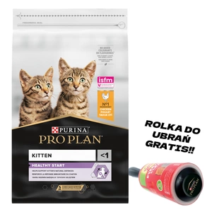 PRO PLAN Kitten Healthy Start Karma dla kociąt bogata w kurczaka 10kg + Rolka do ubrań GRATIS!!