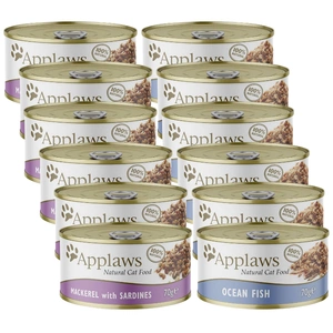 Applaws Cat Mix Smaków 12x70g PUSZKA