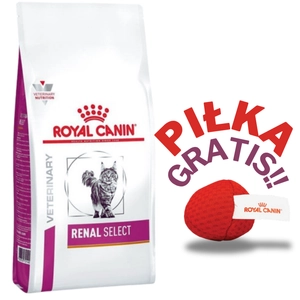 ROYAL CANIN Renal Select Feline 2kg + PIŁKA GRATIS!!