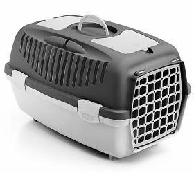 ZOLUX Transporter Gulliver 3 plastikowe drzwiczki dla psa i kota kolor szary