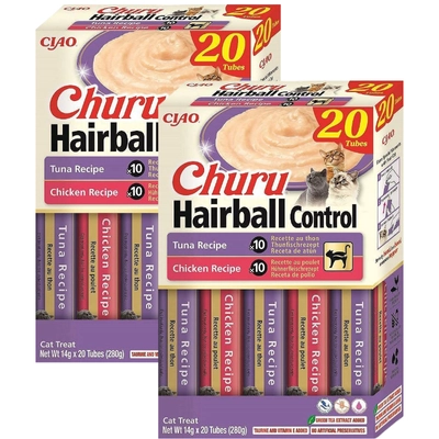 INABA Churu Hairball Control dla kota - 2x(20x14g)