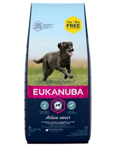 EUKANUBA Adult Large Breed Chicken 18kg (15+3kg GRATIS)