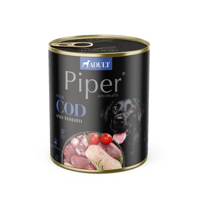 DOLINA NOTECI Piper dla psa z dorszem i pomidorem 800g