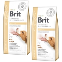 Brit gf veterinary diets dog Hepatic 2x12kg