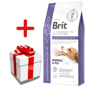 BRIT GF Veterinary Diets dog Gastrointestinal-Low Fat 12kg + NIESPODZIANKA DLA PSA GRATIS!!