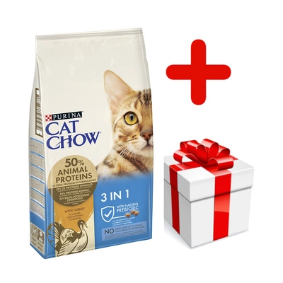 PURINA Cat Chow Special Care 3w1 - 15kg + niespodzianka dla kota GRATIS!