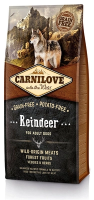 Carnilove Reindeer for Adult 12kg  Opakowanie uszkodzone (2201,4404)