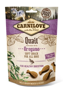 GRATIS Carnilove Semi-Moist Snack, miękka przekąska z oregano 200 g