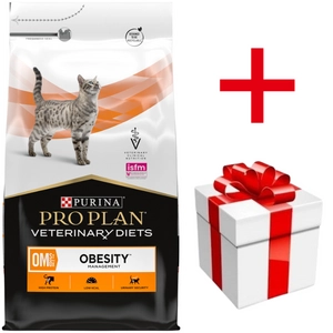 PRO PLAN Veterinary Diets OM St/Ox Obesity Management Karma sucha dla kota 5kg+ niespodzianka dla kota GRATIS!