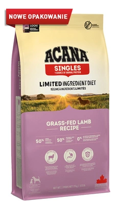 ACANA Singles Grass-Fed Lamb 16,5kg//Opakowanie uszkodzone (5063) !!! 