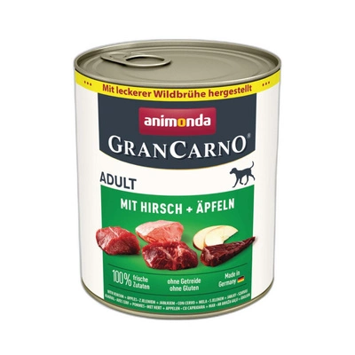 ANIMONDA GranCarno Adult Dog smak: Jeleń + jabłko 800g