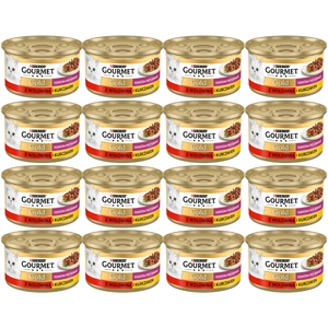 Purina Gourmet Gold z wołowiną i kurczakiem w sosie 48x85g