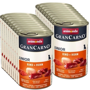 ANIMONDA GranCarno Junior smak: Wołowina + kurczak 18x400g