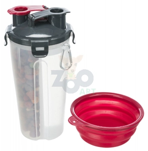 TRIXIE Pojemnik na wodę i karmę 2x035L