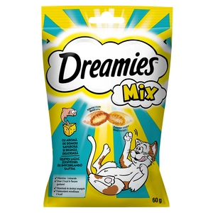 DREAMIES MIX 60 g – przysmak dla kota, z serem i o smaku łososia