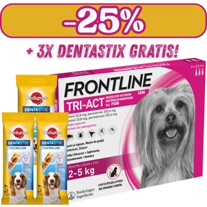 FRONTLINE Tri-Act  XS 2-5kg (pipeta 3 x 0,5ml)