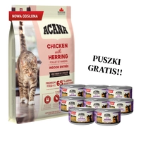 ACANA Indoor Entree Cat 4,5kg + 8szt. Acana Pate KITTEN 85g GRATIS!!