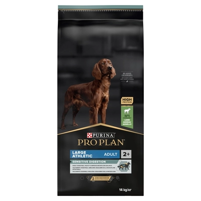 PRO PLAN Sensitive Digestion Large Athletic Adult Karma dla psów bogata w jagnięcinę 13kg/Opakowanie uszkodzone (4629) !!! 