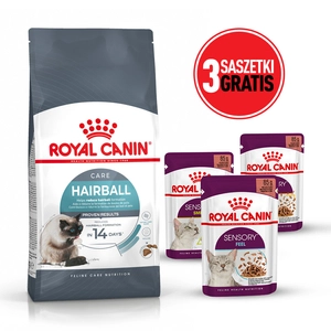 ROYAL CANIN Hairball Care 10kg + 3 saszetki karmy mokrej GRATIS!!!