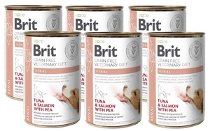 BRIT GF veterinary diets dog Renal 6x400g-karma mokra dla psa